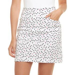 Swing Control Masters Women's 18" Golf Skirt Skort Flagsticks Print Size 8